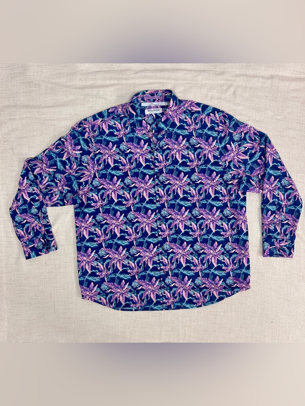 Tommy Bahama Siesta Key XXL Tropical Floral Long Sleeve Shirt